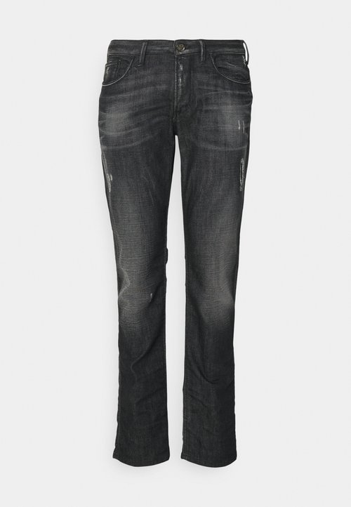 Pier One Jeans A Sigaretta - Black Denim/nero Denim