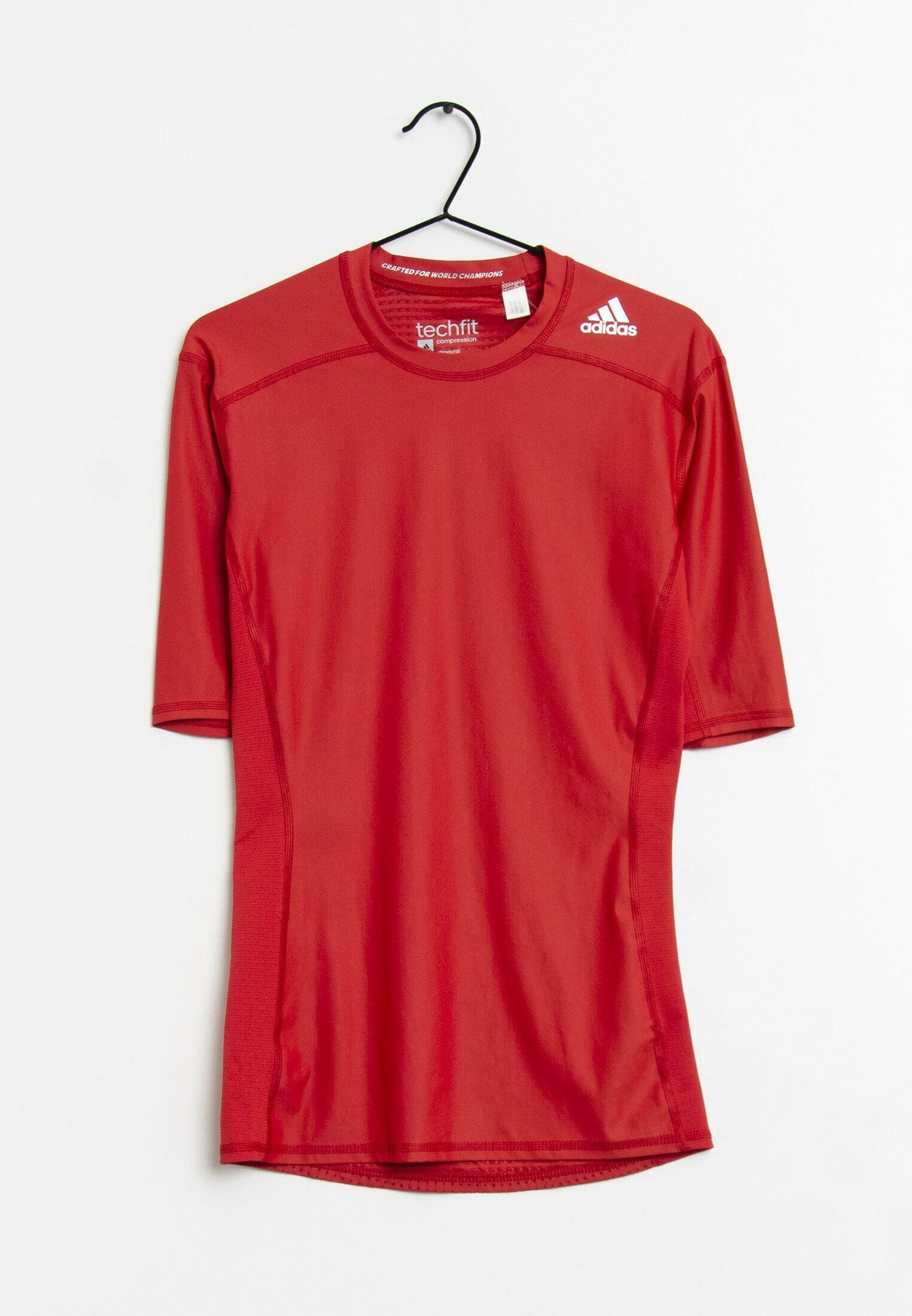 red adidas tops
