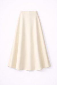 sukňa v tvare A - cream