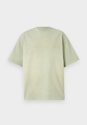 Feng Chen Wang OVERSIZED LOGO UNISEX - T-Shirt basic - cyan