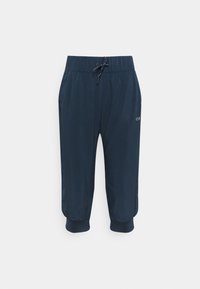 WOMAN PANT 3/4 - Αθλητικό παντελόνι 3/4 - blue