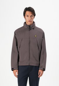 Lyle & Scott FOLD AWAY HOOD JACKET - Lagana jakna - espresso