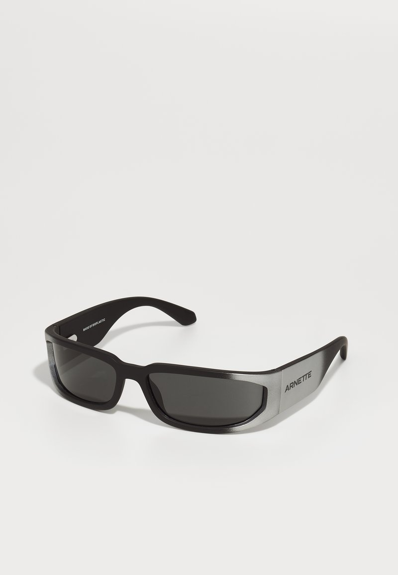 Arnette SMAZE UNISEX - Zonnebril - matte black/silver-coloured