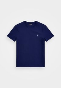 CUSTOM SLIM FIT JERSEY CREWNECK T-SHIRT - Lihtne T-särk - dark blue