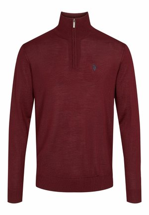 U.S. Polo Assn. MASON - Stickad tröja - tibetan red mélange