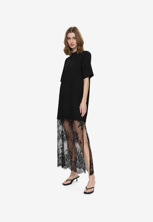 Moves, CAMBRIA T-SHIRT DRESS - Дълга рокля - black