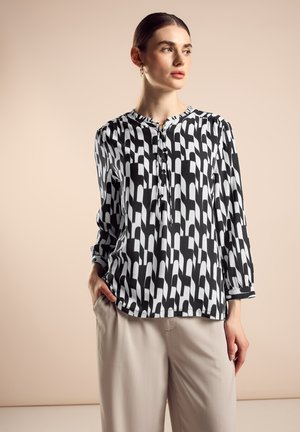 Street One BEDRUCKTE - Bluse - schwarz