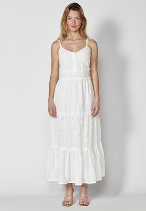 Maxi-jurk - blanco   white