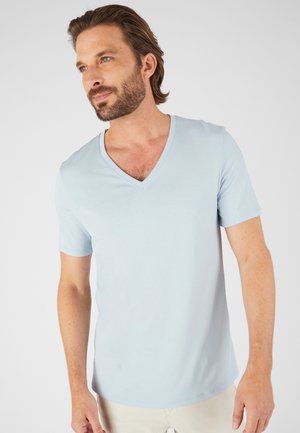 COL V CLIMATYL - T-shirt basic - ciel
