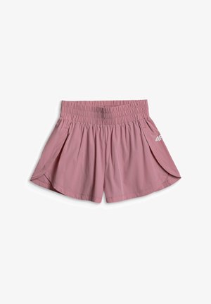 4F, 4F SPODENKI TRENINGOWE SZYBKOSCHNĄCE DAMSKIE - CZARNE S - Short de sport - light pink