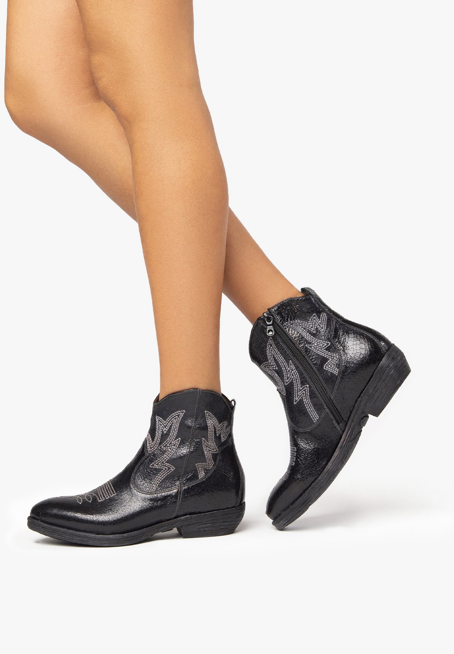 stivaletti texani neri