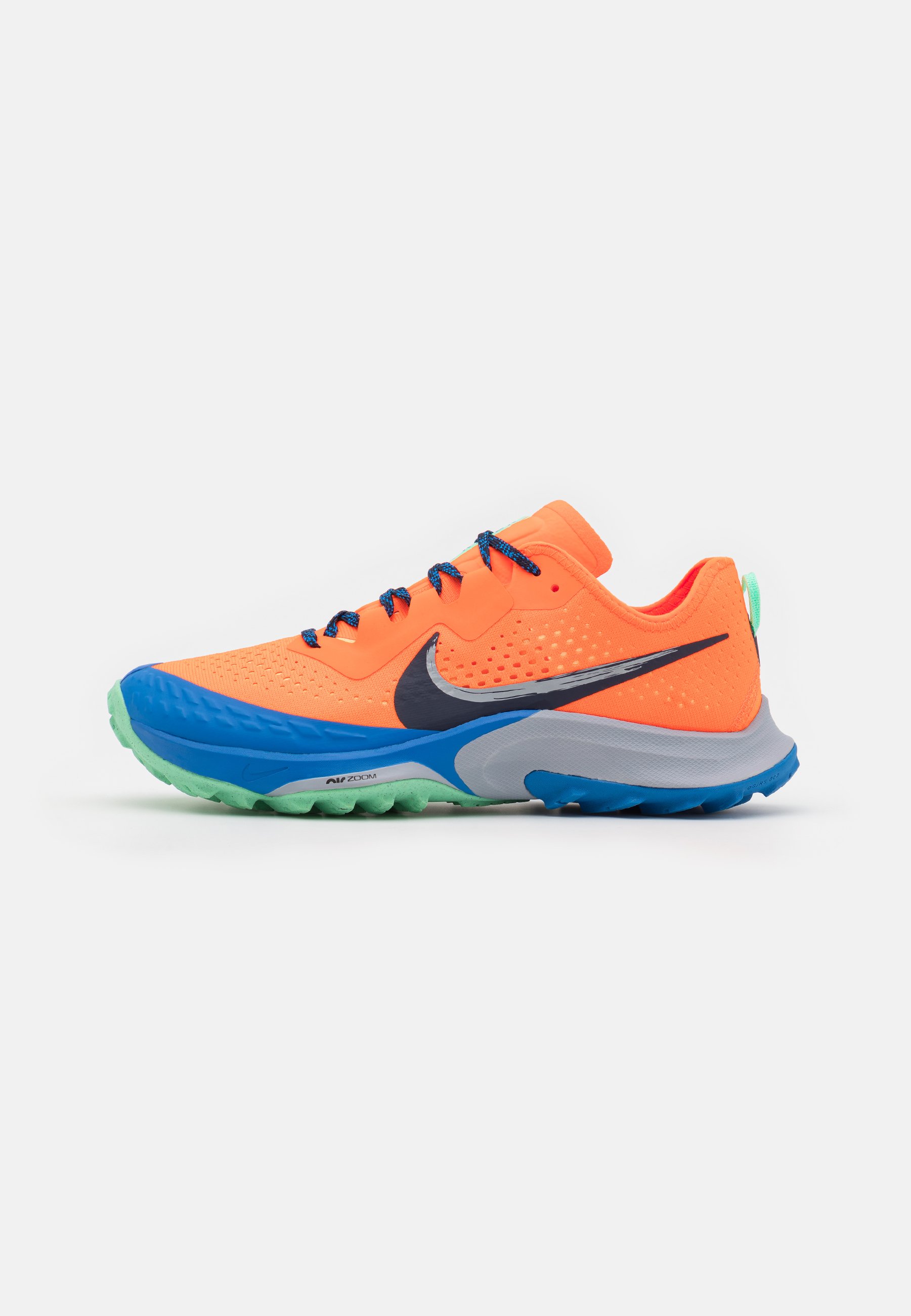 Nike Performance AIR TERRA KIGER 7 - Zapatillas running - total orange/obsidian/signal blue/wolf grey/green glow/melon tint/naranja - Zalando.es