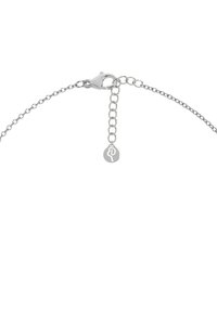 Sølvkædearmbånd med en lås i form af en hummer, justerbar længde og et lille rundt vedhæng med et minimalistisk design.