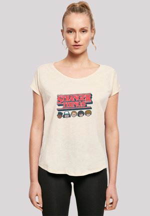 STRANGER THINGS NETFLIX TV SERIES - Print T-shirt - whitesand