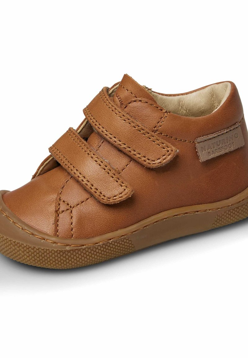 Chaussures Premiers Pas En Vernis Et Tissu Flowwy Zip Blanc-rose- Naturino | La Redoute