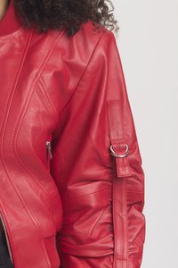 Gestuz ZANIA - Kožená bunda - haute red