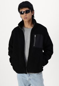 Jack & Jones JJEBRADLEY TEDDY JACKET - Casaco de inverno - black