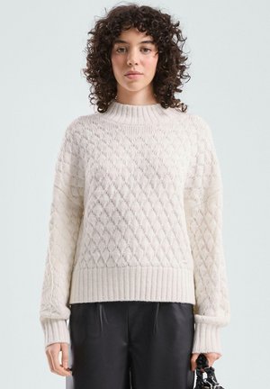 Strickpullover - creme