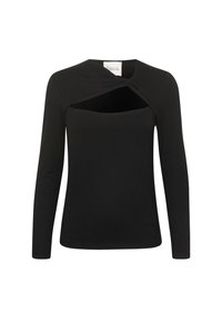 VIGGAMW KNOT - Top s dlhým rukávom - black