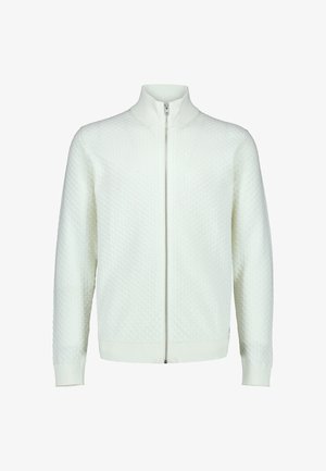 Lindbergh, LINDBERGH KNITTED ZIP CARDIGAN - Cardigan - off white