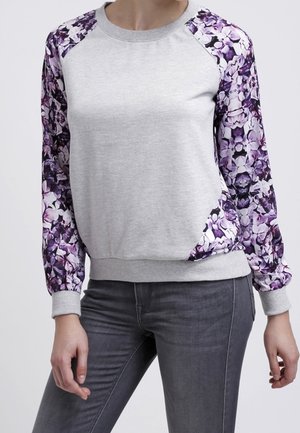 Sweatshirt - mottled light grey