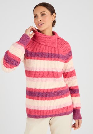 Maglione - rose rayé