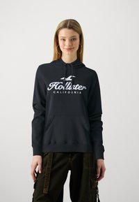 Hollister Co. TECH CORE POPOVER  - Sudadera - casual black