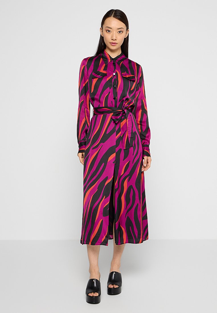pinko Maxi-jurk donkerroze pinko Maxi-jurk donkerroze