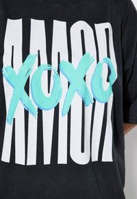 Studio Untold Print T-shirt - charcoal gray