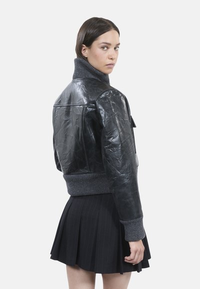 The Kooples Leren jas - black