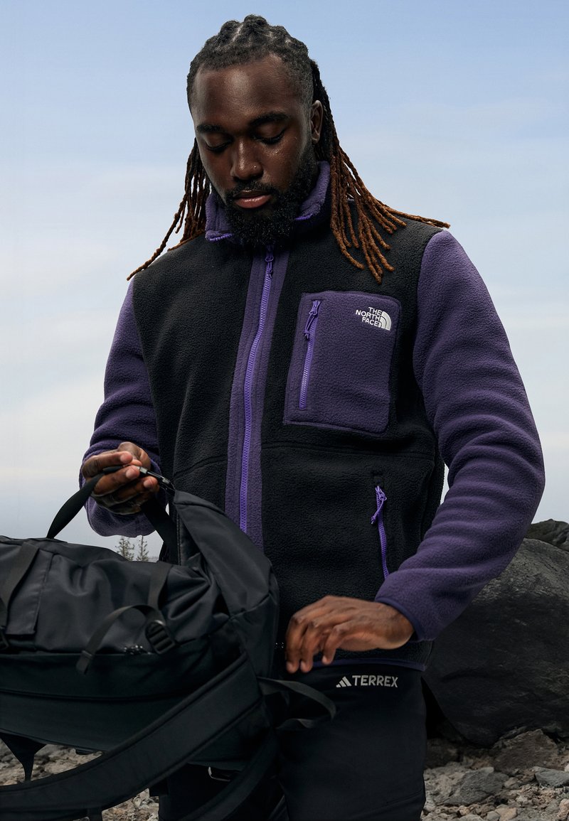 The North Face M YUMIORI FULL ZIP - Fleecejakke - black/eternal purple