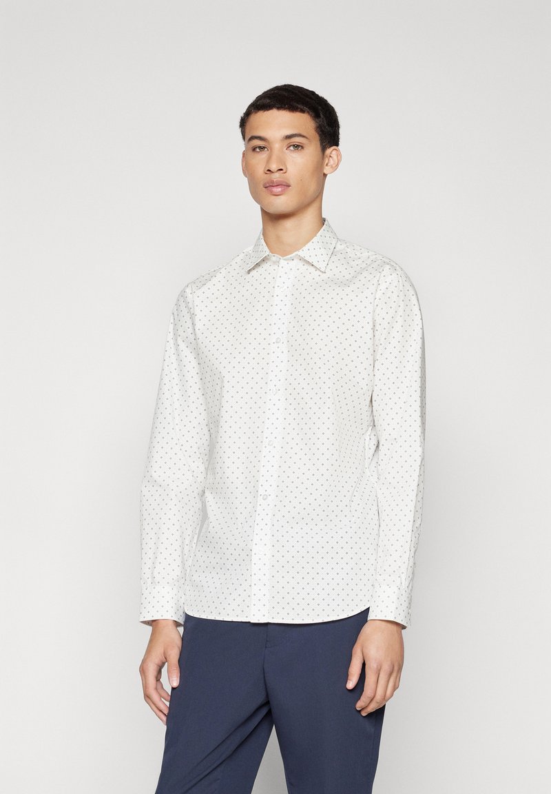 Jack & Jones JJJOE PRINT SHIRT - Svečana košulja - white/ditsy