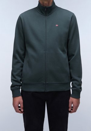 Mikina na zip - light green