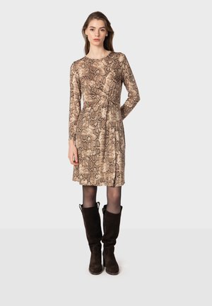 Jersey dress - beige