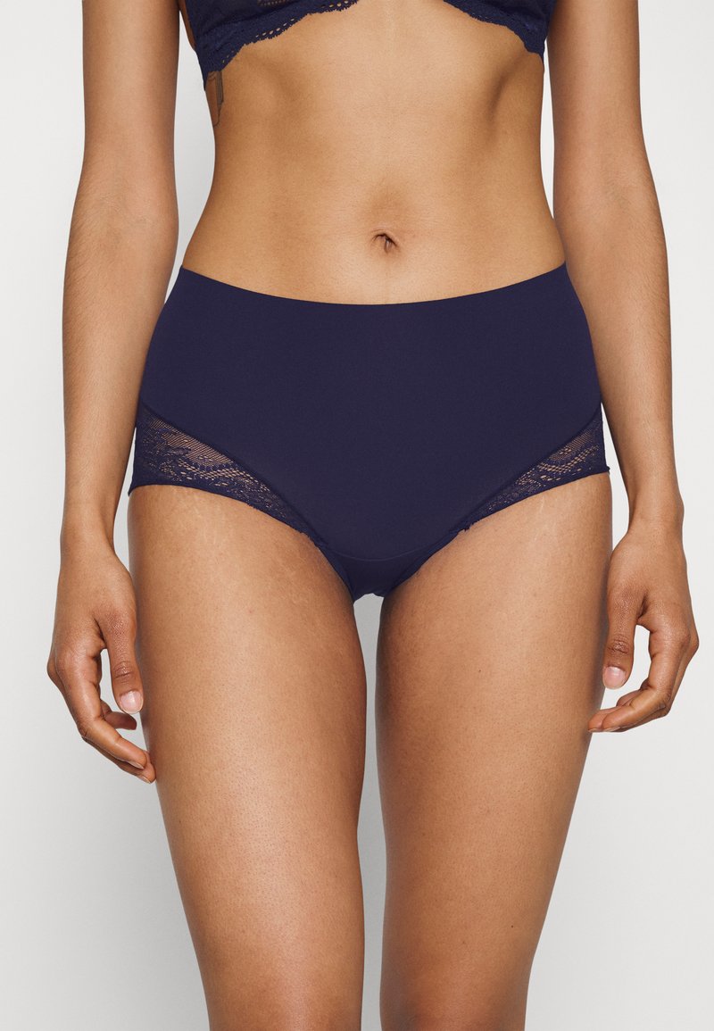Spanx SPANXSUPERSMOOTH™ UNDIE-TECTABLE® LACE HI-HIPSTER - Calças - midnight navy