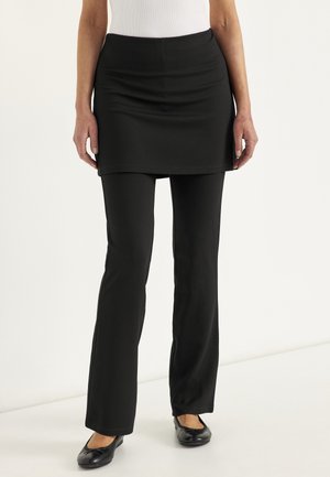 Cellbes of Sweden, SKIRT PANTS - LEGGINGS WITH SEWN SKIRT - Leggings - Trousers - black