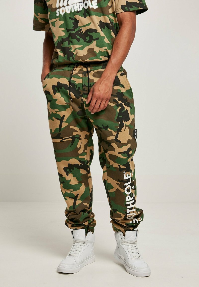 Southpole SOUTHPOLE BASIC - Treningo apatinė dalis - camo aop