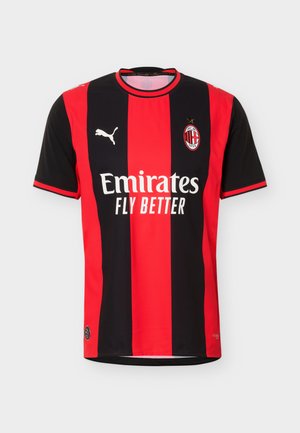 Puma, AC MILAN HOME AUTHENTIC - Joukkuetuote - black/for all time red