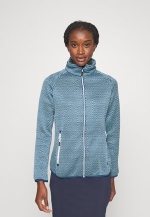 WOMAN JACKET - Fleece jacket - cristal blue/blue ink