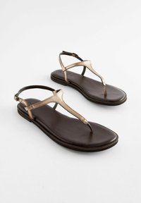 Next FOREVER COMFORT REGULAR WIDE FIT - Sandaler - metallic