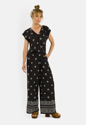 Grain de Malice, COMBINAISON PANTALON IMPRIMÉE - Mono - noir
