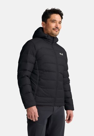 Jack Wolfskin Daunenmantel - black