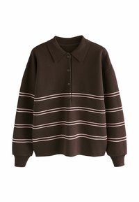 REGULAR FIT - COSY SOFT TOUCH LONG SLEEVE - Džemper - chocolate brown