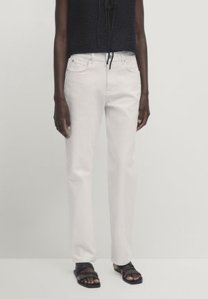 Jeans Straight Leg - white