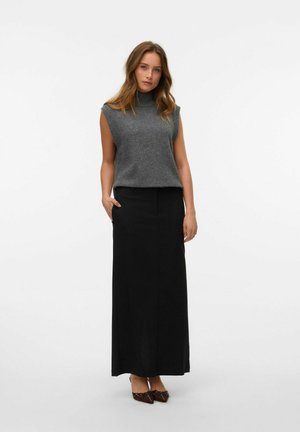 VMTAMI PINSTRIPE - Jupe longue - black