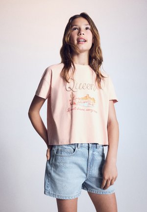 Mango Kids, KID - T-shirt imprimé - pink