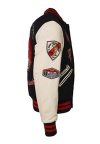 TOP GUN Kunstlederjacke - navy cream