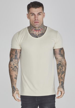 MUSCLE FIT - Basic T-shirt - ecru