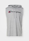 ICONS HOODED SLEEVELESS - Top - grey melange