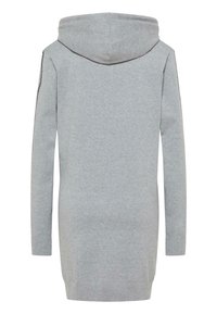 Bruno Banani BLAKE - Strickkleid - grau   melange